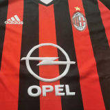 2002/03 AC Milan Home Retro Soccer Jersey