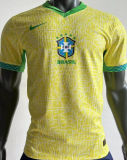 2024/25 Brazil Home Yellow Player Version Jersey
