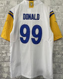 Men's Los Angeles Rams DONALD # 99 White NFL Jersey 公羊