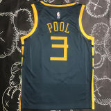 Warriors POOL #3 Black NBA Jerseys
