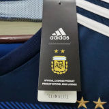 2014 Argentina Away Retro Soccer Jersey