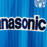 1990/91 Marseille Away Blue Retro Soccer Jersey