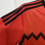 2014 Mexico Away Orange Retro Soccer Jersey
