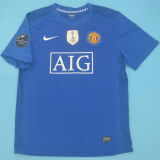 2008/09 M Utd Away Retro Soccer Jersey