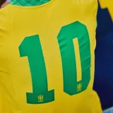 2020/21 Brazil Home 1:1 Quality Yellow Fans Soccer Jersey