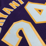 2008/09 Lakers BRYANT #24 Purple Retro NBA Jerseys 热压