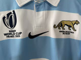 2023 Argentina RUGBY WORLD CUP Home Blue White Rugby Jersey 阿根廷