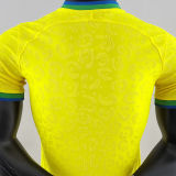 2022/23 Brazil Home Yellow Player Version Jersey