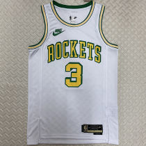 Rockets PORTER JR. #3 White Retro NBA Jerseys