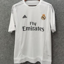 2015/16 RM White Home Retro Soccer Jersey