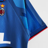 1995/96 AC Milan Away Blue Retro Soccer Jersey