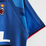 1995/96 AC Milan Away Blue Retro Soccer Jersey