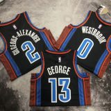 2023/24 KC Thunder GILGEOUS-ALEXANDER #2 Black City Edition NBA Jerseys