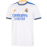 2021/22 RM Home 1:1 Quality White Fans Soccer Jersey