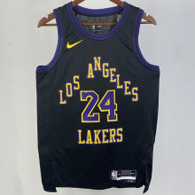 2023/24 Lakers BRYANT #24 Black City Edition NBA Jerseys