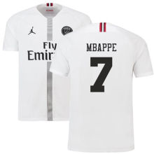 MBAPPE #7 PSG JD 1:1 Quality White Fans Jersey 2018/19 ★★