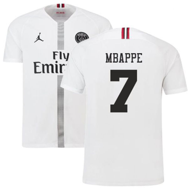 MBAPPE #7 PSG JD 1:1 Quality White Fans Jersey 2018/19 ★★