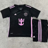 2023/24 Inter Miami Away Black Kids Soccer Jersey