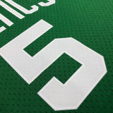 2007/08 Celtics GARNETT #5 Green Retro NBA Jerseys 热压