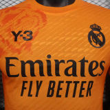2024/25 RM x Y3 Orange Player Version Soccer Jersey