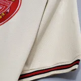 1996-97 LFC Away White Retro Soccer Jersey