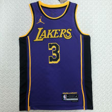 Lakers DAVIS #3 Blue NBA Jerseys