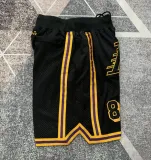 Lakers Black Four Bags NBA Pants