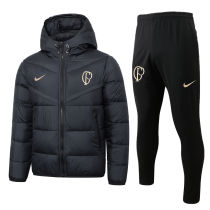 2024 Corinthians Black Cotton Jacket （A Set）