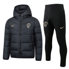 2024 Corinthians Black Cotton Jacket （A Set）