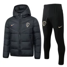 2024 Corinthians Black Cotton Jacket （A Set）