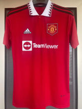 2022/23 M Utd 1:1 Quality Home Red Fans Soccer Jersey