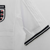 1999/2001 England Home White Retro Soccer Jersey