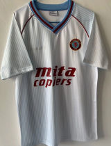 1988 Aston Villa Away White Retro Soccer Jersey
