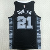 Spurs DUNCAN #21 Black NBA Jerseys
