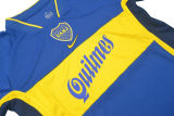 2001 Boca Junior Home Retro Soccer Jersey