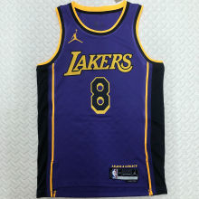 Lakers BRYANT #8 Blue NBA Jerseys