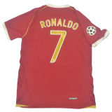 RONALDO #7 M Utd Home Retro Jersey 2006/07 (Have UCL Patch 带1个欧冠球 UCL Font 欧冠字体 ) ★★