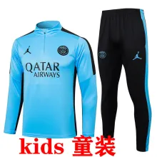 2024 PSG Blue Kids Sweater Tracksuit