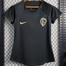 2023 Corinthians Black Women Training Jersey 女装