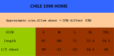 1998 Chile Home Red Retro Soccer Jersey