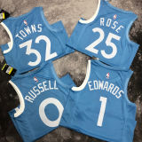 Timberwolves TOWNS #32 Blue NBA Jerseys