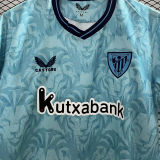 2023/24 Bibao AT Away Blue Fans Soccer Jersey
