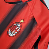2004/2005 AC Milan Home Retro Soccer Jersey