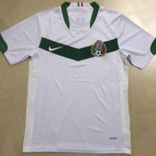 2006 Mexico Away White Retro Soccer Jersey