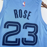 Grizzlies ROSE #23 Blue NBA Jerseys