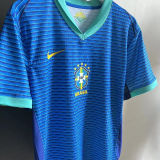 2024/25 Brazil Away Blue Player Version Jersey