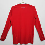 2011/12 RM Away Red Long Sleeve Retro Jersey