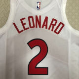 Toronto Raptors LEONARO #2 White Home NBA Jerseys