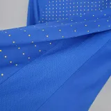 2010 Brazil Away Blue Retro Soccer Jersey