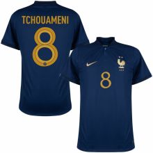 TCHOUAMENI #8 France 1:1 Quality Home Fans Jersey 2022/23 ★★